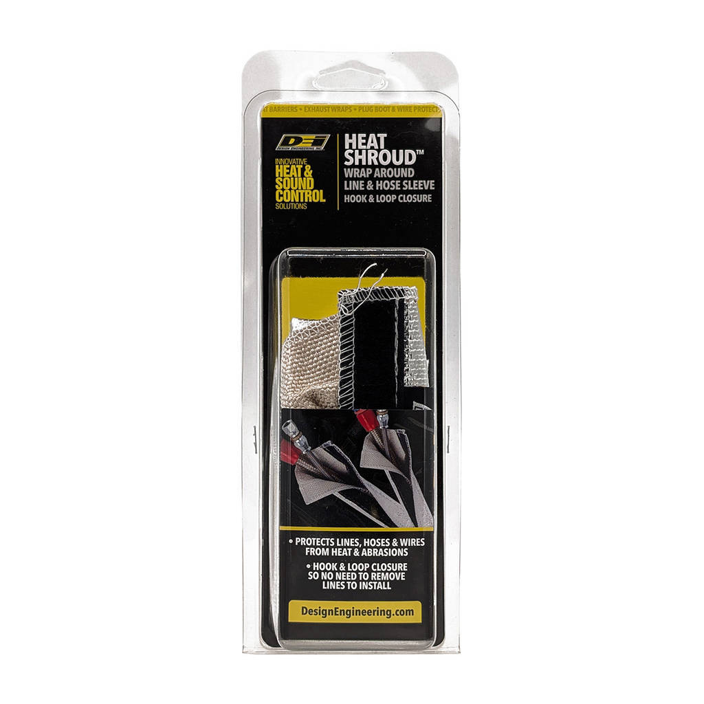 DEI 010405 Heat Shroud™ 1" I.D. x 3ft AluMINIzed Sleeving-hook & loop edge Photo-1