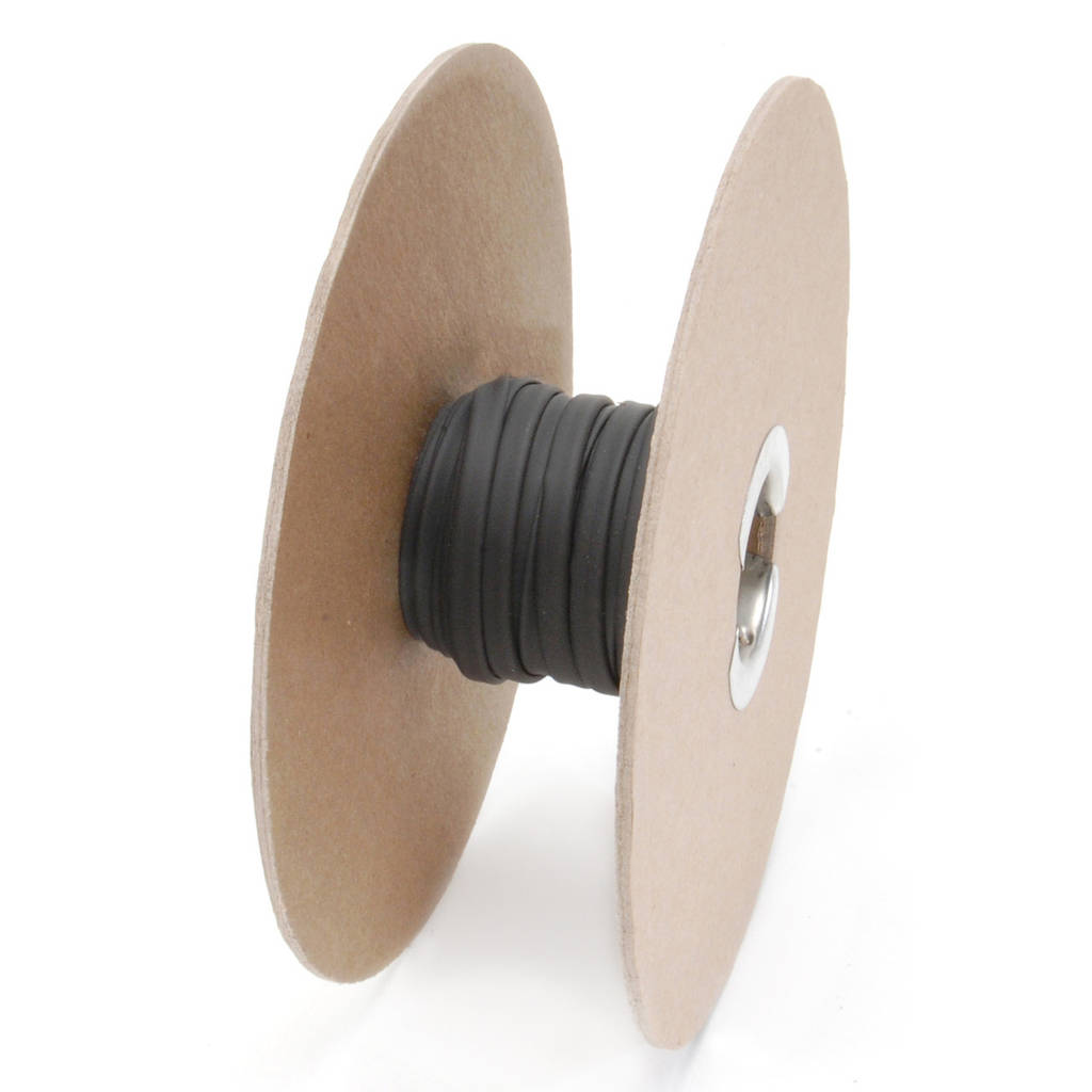 DEI 010855 Hi-Temp Shrink Tube 6mm x 50ft Spool Black Photo-0