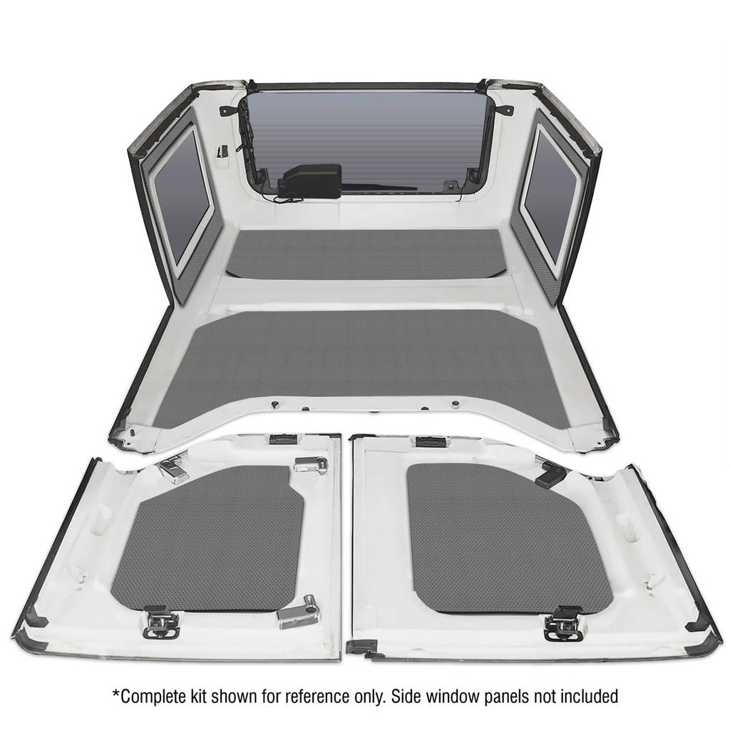DEI 050139 Sound Deadening Headliner JEEP Wrangler 2011-up 4 Dr 4-pc Gray Photo-1