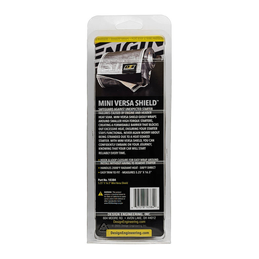 DEI 010384 Versa-Shield™/Starter Shield 5-1/4" w x 16-1/2" l UNIVERSAL (MINI) Heat Shield Photo-2