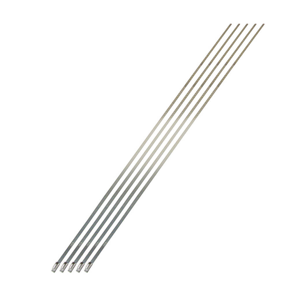 DEI 010202 Stainless Steel Locking Tie 14" 4 per pack Photo-0