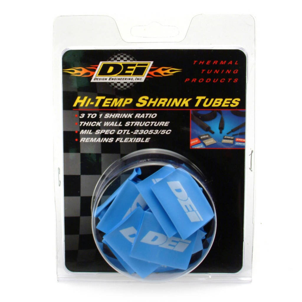 DEI 010830 Hi-Temp Shrink Tube 18mm x 1.5" Blue Photo-2