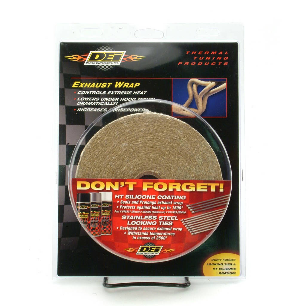 DEI 010101 Exhaust Wrap 1" x 50ft Tan Photo-4