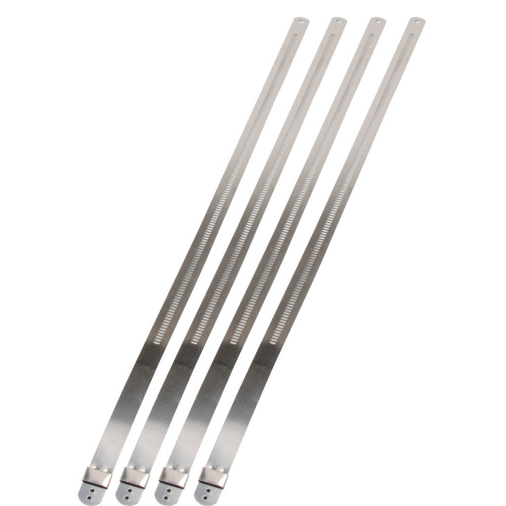 DEI 010212 Stainless Steel Positive Locking Tie 1/2" (12mm) x 14" 4 per pack Photo-0