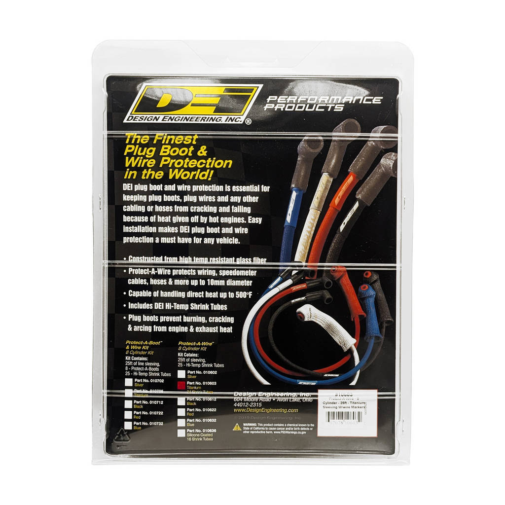 DEI 010603 Protect-A-Wire V8 Kit Titanium Photo-2