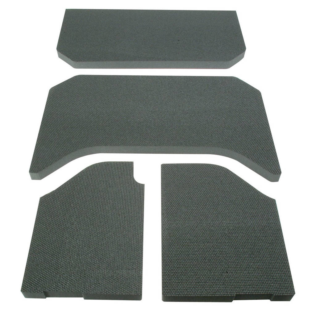 DEI 050131 Sound Deadening Headliner JEEP® Wrangler 2007 to 2010 4 Dr 4-pc Black Photo-0
