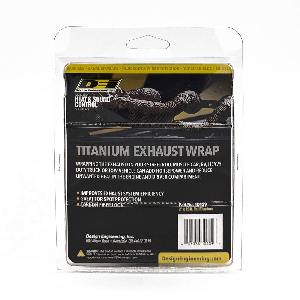 DEI 010129 Exhaust Wrap Titanium 2" x 15ft Photo-11