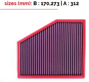 BMC FB472/20 AIR FILTER 274 / 170x314 Photo-0
