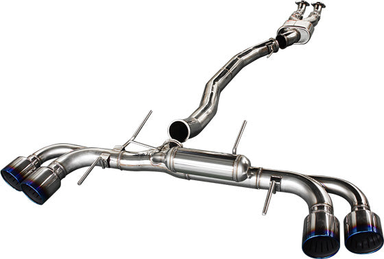 HKS 31008-KN002 Racing Muffler with resonator Nissan GTR35 (Off road use only!) Photo-0