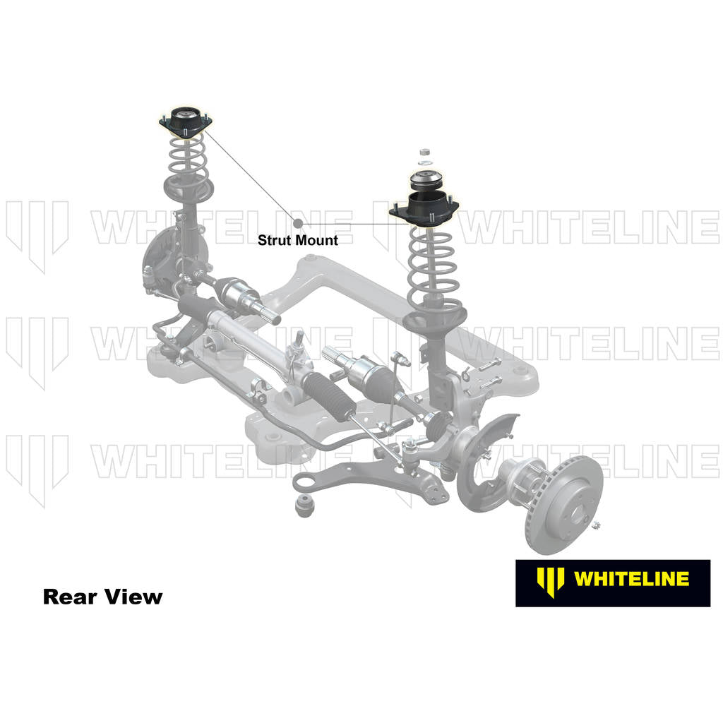 WHITELINE KCA409 Caster/Camber Offset Front Strut Mount - Kit for Subaru Impreza, Levorg/XV Photo-1