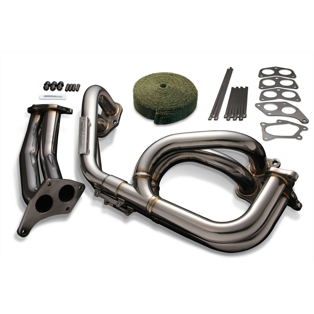 TOMEI TB6010-SB01A EXHAUST MANIFOLD KIT EXPREME EJ TWIN SCROLL WRX/STI EQUAL LENGTH with TITAN EXHAUST BANDAGE Photo-0