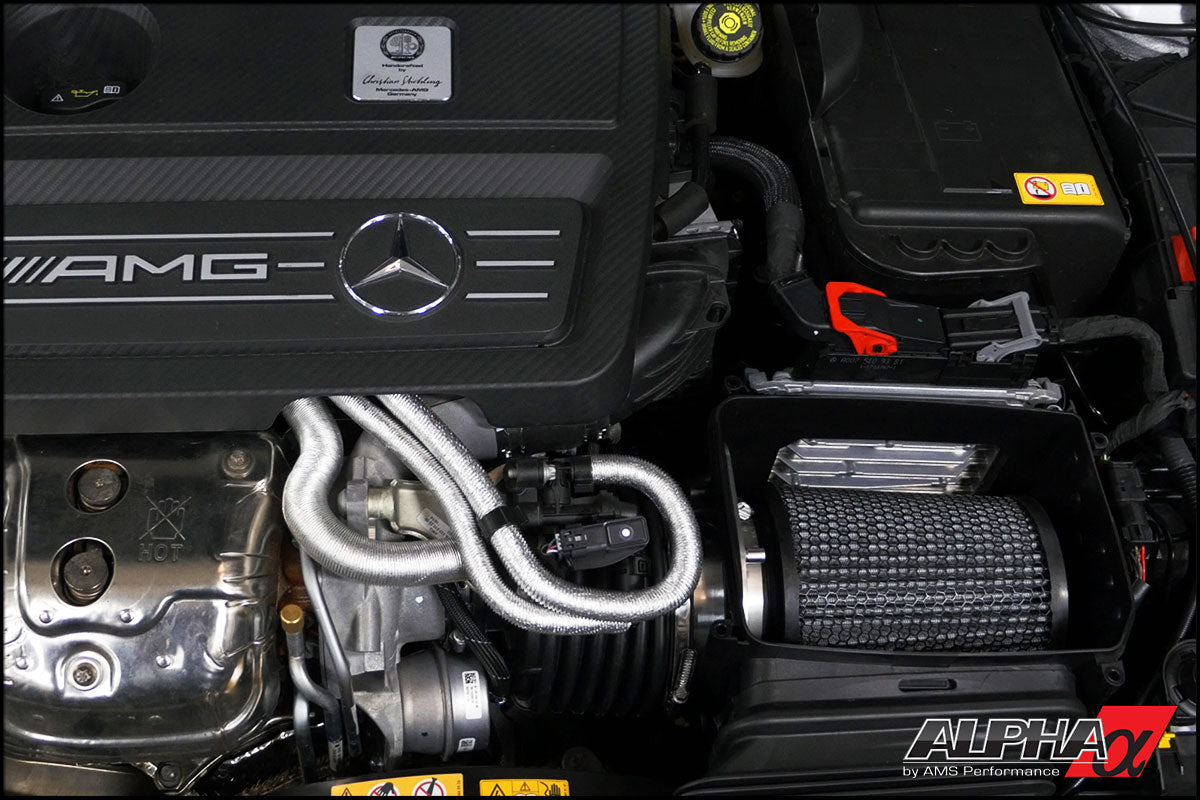 AMS ALP.19.08.0001-1 Performance Air Filter CNC and Aluminum Adapter for MERCEDES-BENZ AMG M133 2.0L Photo-3