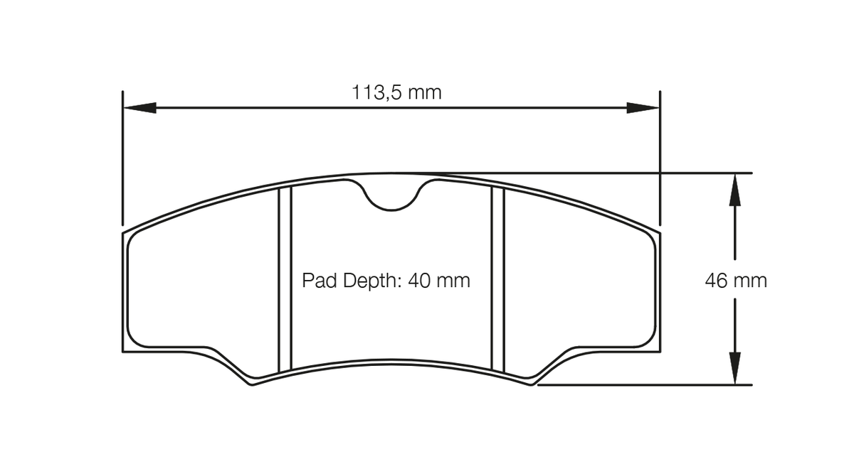PAGID 1749-RSH3 Brake Pads for AP Racing CP2361 / CP2340 D40 / D48 Photo-0
