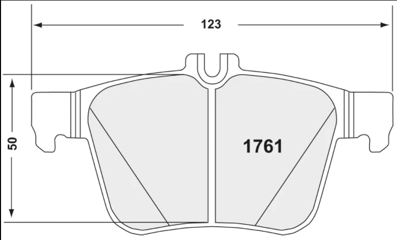 PFC 1761.3280.00.44 Rear Brake Pads for VW Golf GTI / Golf R (Mk7) / SKODA Octavia RS 2012-2025 Photo-0