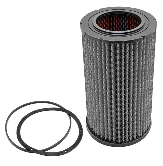 K&N 38-2021R Replacement Air Filter -HDTROUND, RADIAL SEAL, 13-1/16" OD, 7-9/16" ID,25-11/16" H, REVERSE Photo-0