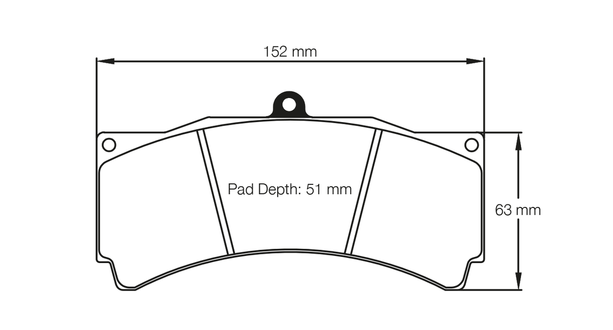 PAGID 1903-RST3 Brake Pads for AP Racing CP5070 D50 / Alcon TA 6 Photo-0