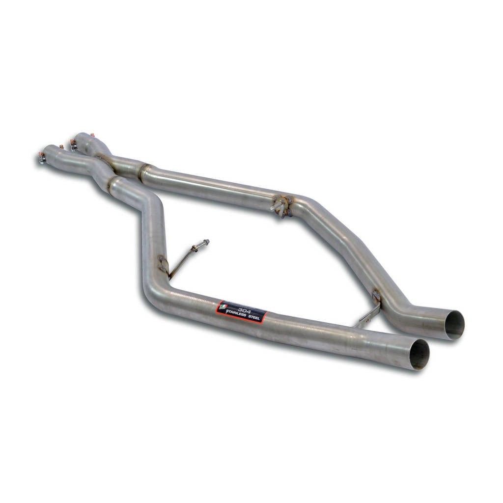SUPERSPRINT 980543 X - PIPE Kit + connecting pipes Right - Left BMW E70 X5 Photo-0