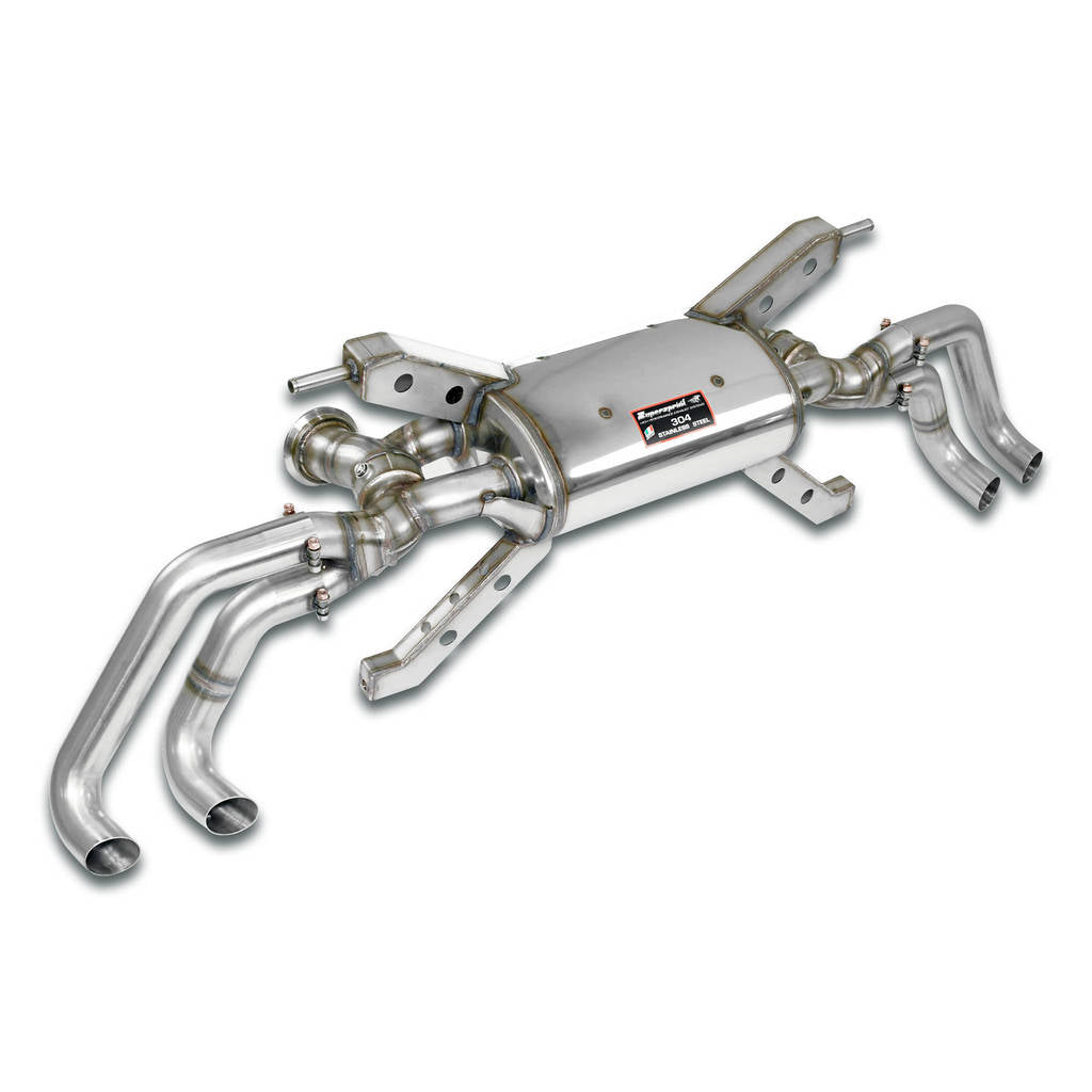 SUPERSPRINT 350854 Rear exhaust with valves Right - Left 4 exits - (Replaces the main catalytic conv Photo-0