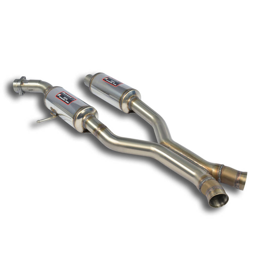 SUPERSPRINT 845903 Central muffler + "X-Pipe" MERCEDES-Benz W164 ML Photo-0