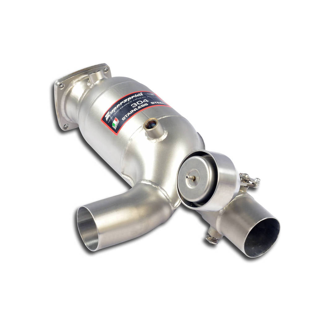 SUPERSPRINT 248302 Front exhaust with Metallic catalytic converter + valve Right PORSCHE 911 (Serie Photo-0