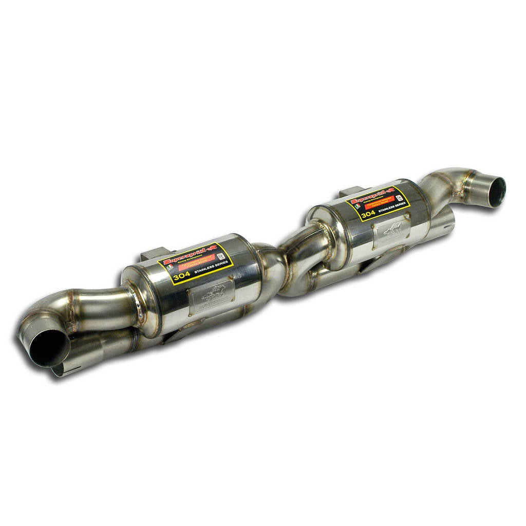 SUPERSPRINT 245534 Rear exhaust "Racing" Right - Left PORSCHE 911 (Serie 997.1) Photo-0