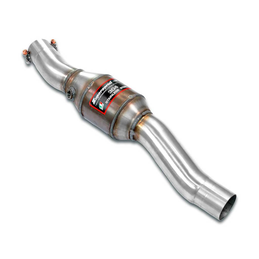SUPERSPRINT 767302 Front exhaust Right with Metallic catalytic converter AUDI A6 RS6 C6 Typ 4F QUATT Photo-0