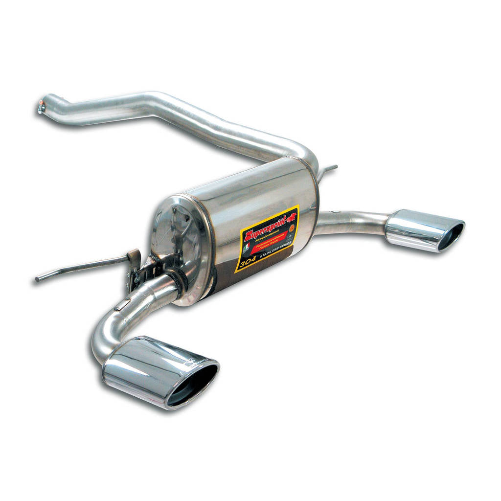 SUPERSPRINT 843105 Rear exhaust Right + Left 2 exit 145 x 95 MERCEDES-Benz W163 ML AMG Photo-0
