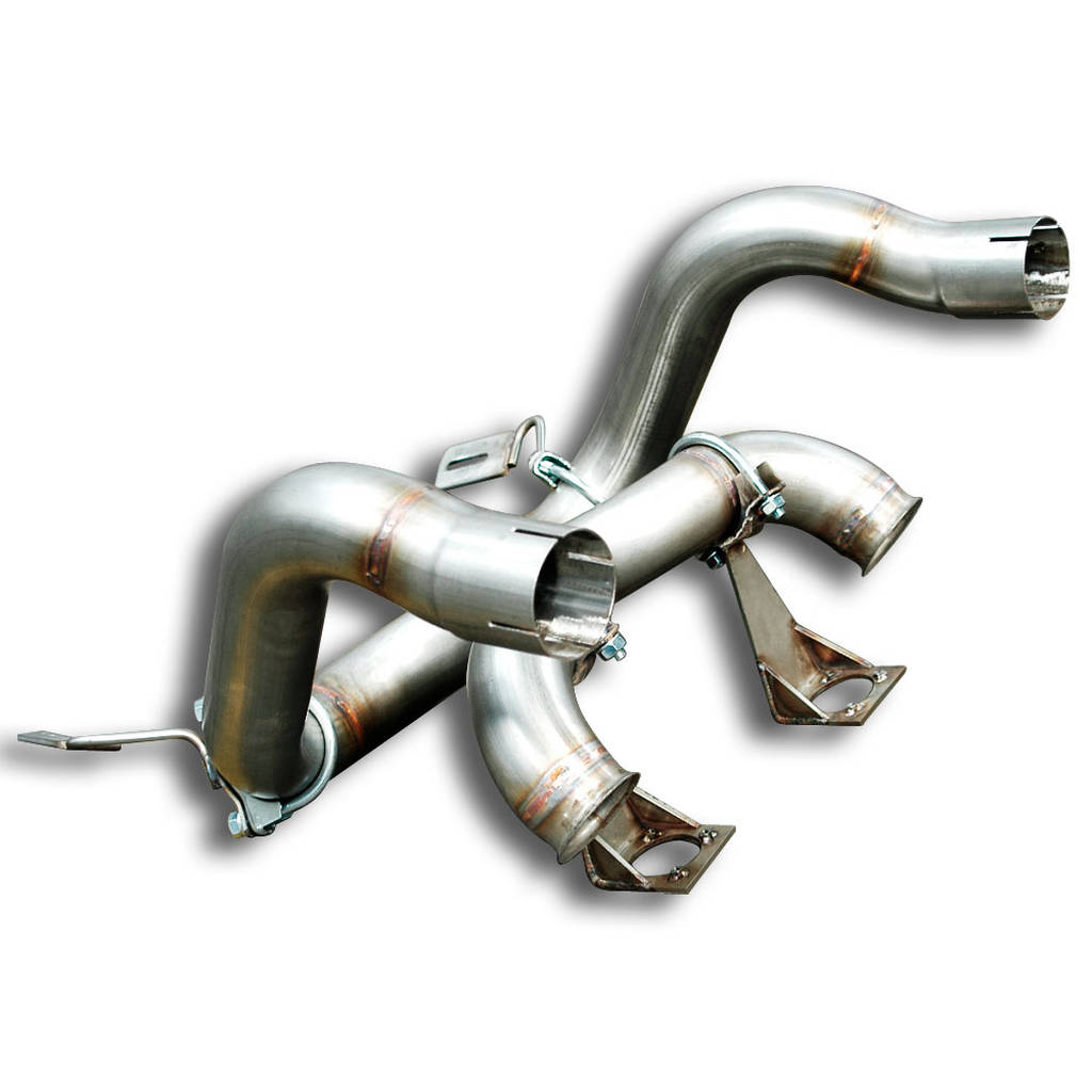 SUPERSPRINT 350414 Rear connecting pipes Right - Left"By-Pass" - (Replaces OEM rear exhaust) Lamborg Photo-0