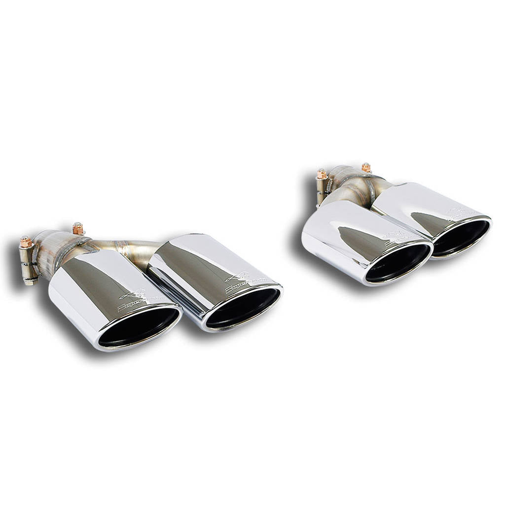 SUPERSPRINT 847527 Endpipe kit Right - Left 120x80 MERCEDES-Benz C218 CLS Photo-0