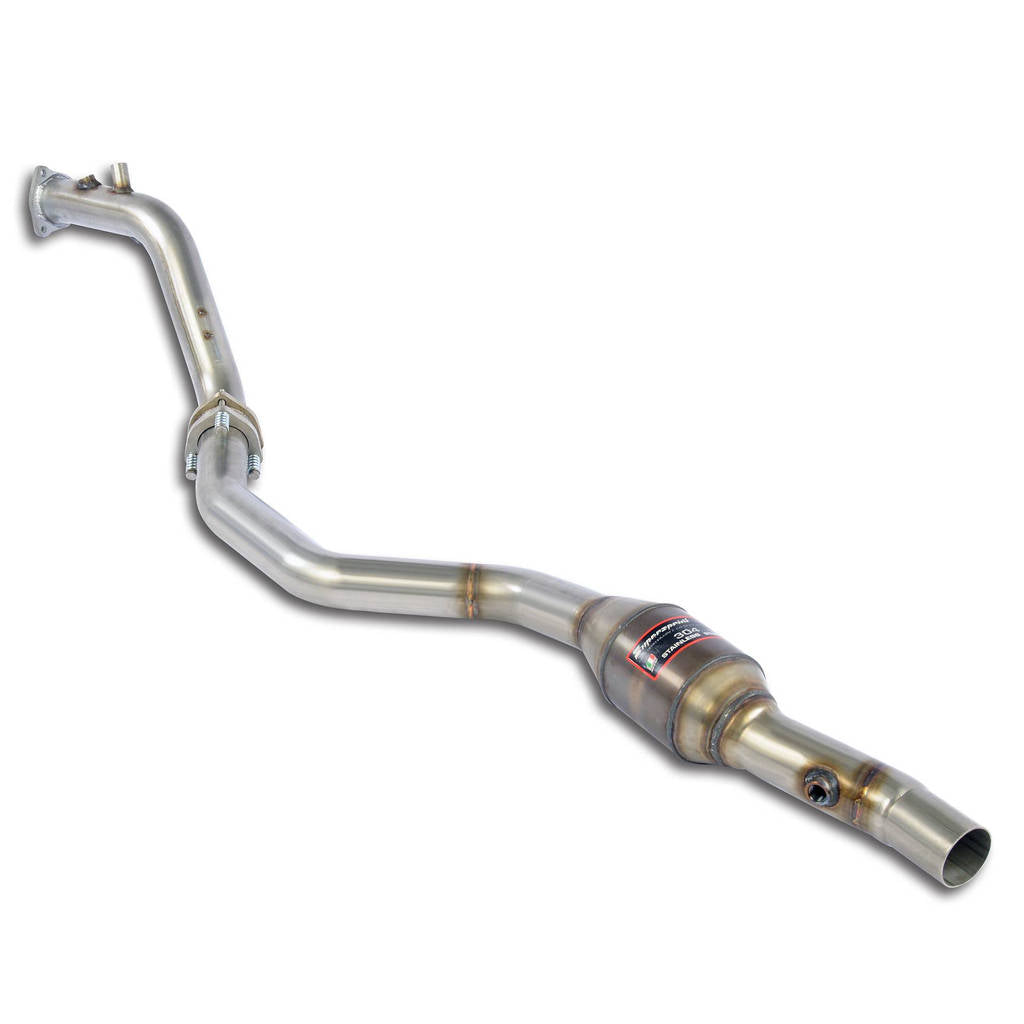 SUPERSPRINT 767132 Downpipe + Metallic catalytic converter Left AUDI A5 S5 '07 -> Photo-0