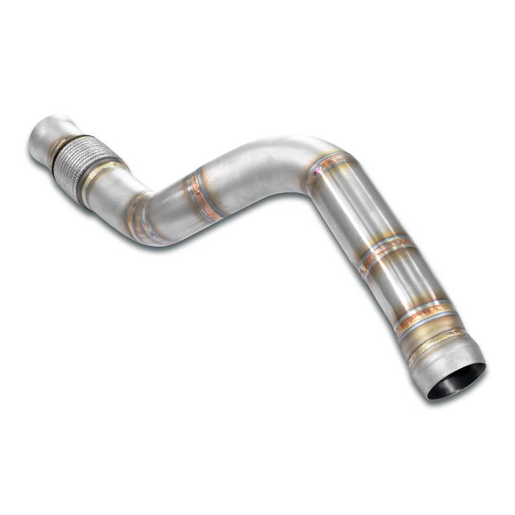 SUPERSPRINT 721631 Connecting pipe LIGHTWEIGHT + flex joint MERCEDES-Benz C117 CLA AMG Photo-0