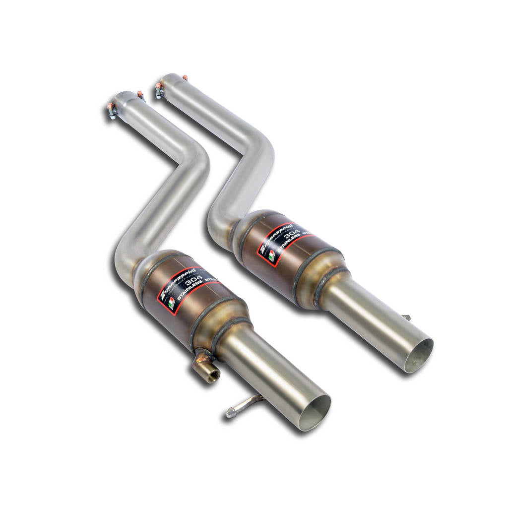 SUPERSPRINT 981802 Metallic catalytic converter Right - Left + "X-Pipe" BMW E83 X3 Photo-0