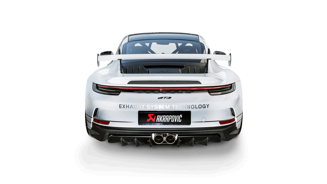 AKRAPOVIC S-PO/TI/23 Slip-On Race Line (Titanium) for PORSCHE 911 GT3 / GT3RS (992) 2021-2024 Photo-3 