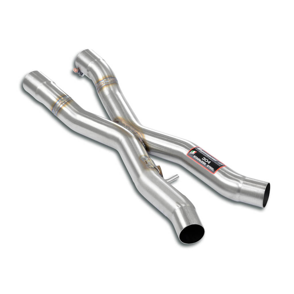 SUPERSPRINT 391913 Centre pipes kit Right - Left "X - Pipe" FERRARI Photo-0
