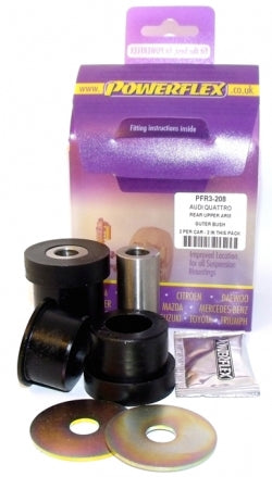 POWERFLEX PFR3-208 x2 Rear Upper Arm Outer Bushing AUDI A4/S4 Quattro (1995 - 2001) Photo-0