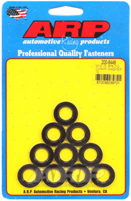 ARP 200-8448 Washer Kit M12 ID .876 OD chamfer black oxide washer Photo-0