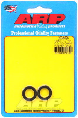 ARP 200-8526 Washer Kit M12 ID .750" OD black oxide washers Photo-0