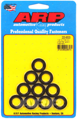 ARP 200-8533 Washer Kit 1/2" ID 7/8" OD chamfer black oxide washers Photo-0