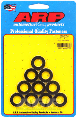 ARP 200-8534 Washer Kit 1/2" ID 7/8" OD black oxide washers Photo-0