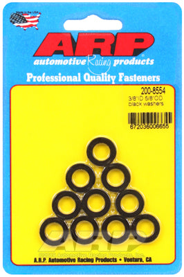 ARP 200-8554 Washer Kit 3/8" ID 5/8" OD black oxide washers Photo-0