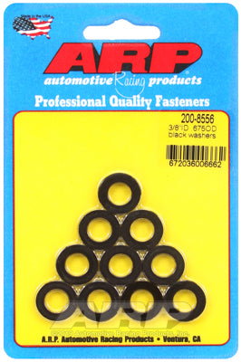 ARP 200-8556 Washer Kit 3/8" ID .675" OD black oxide washers Photo-0