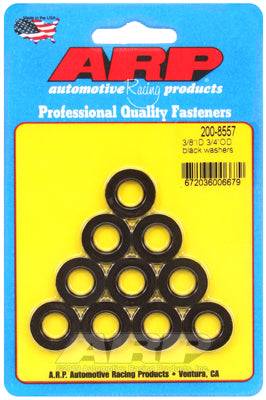 ARP 200-8557 Washer Kit 3/8" ID 3/4" OD black oxide washers Photo-0