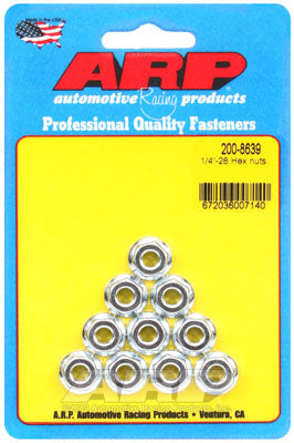 ARP 200-8639 Nut Kit 1/4-28 hex Photo-0
