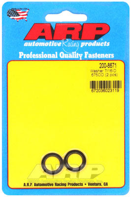 ARP 200-8671 Washer Kit 7/16" ID 5/8" OD chamfer con rod washer Photo-0