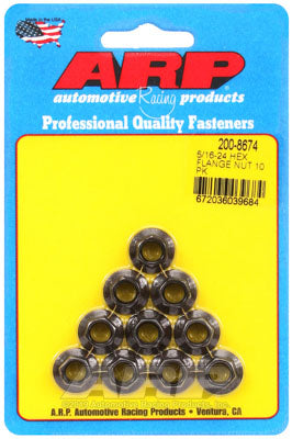 ARP 200-8674 Nut Kit 5/16-24 hex flange Photo-0