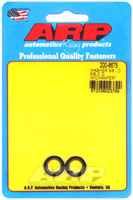 ARP 200-8675 Washer Kit 3/8 ID 5/8 OD machined chamfer black oxide washers Photo-0