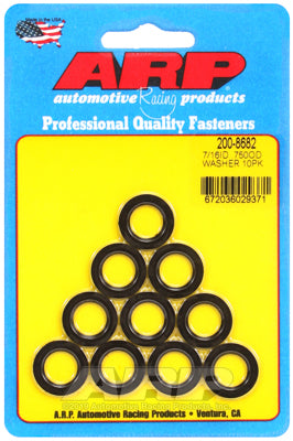ARP 200-8682 Washer Kit 7/16" ID 3/4" OD chamfer con rod washers Photo-0