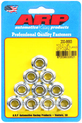 ARP 200-8683 Nut Kit M10 X 1.25 locking flange Photo-0