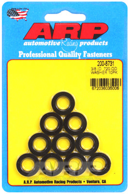 ARP 200-8731 Washer Kit 3/8 ID .720 OD black oxide washers Photo-0