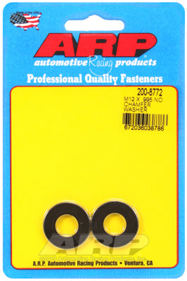 ARP 200-8772 Washer Kit M12 ID .995" OD black oxide washers Photo-0